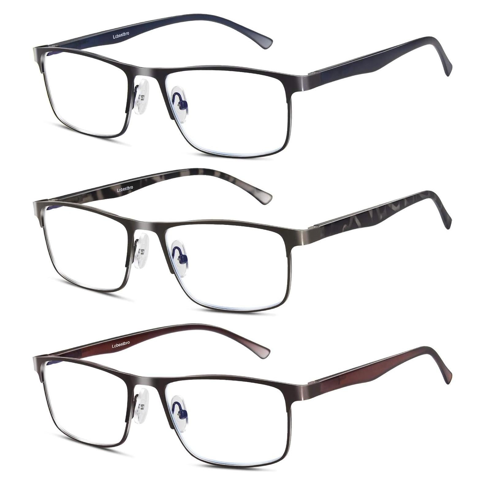 Paquete de 3 Gafas de Lectura Lcbestbro Bloqueo Luz Azul