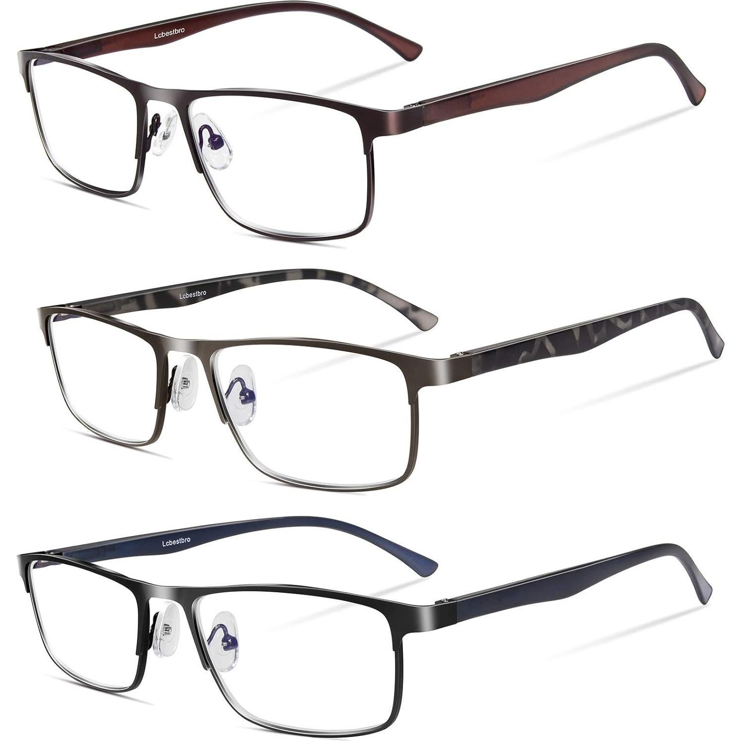 Paquete de 3 Gafas de Lectura Lcbestbro Bloqueo Luz Azul