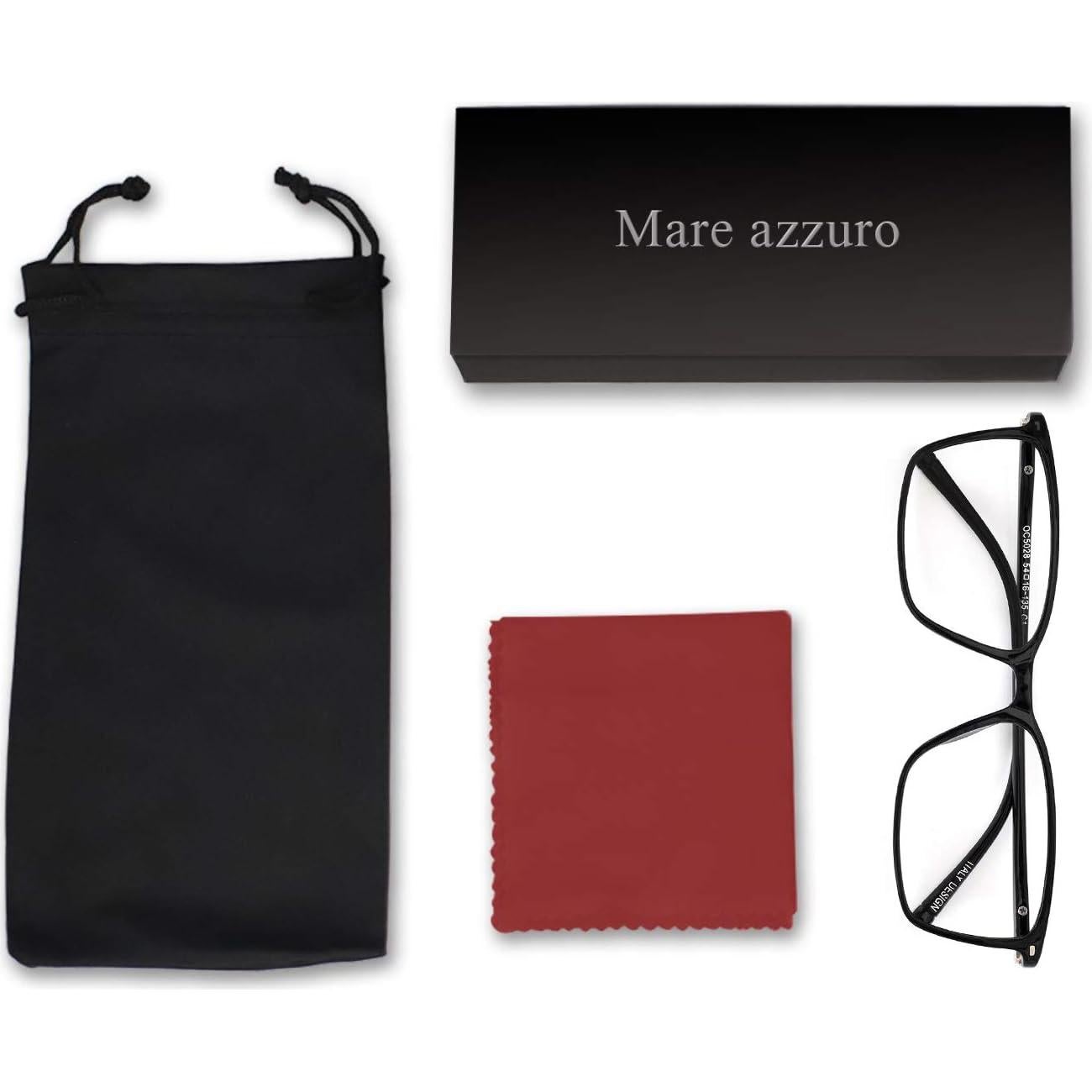 Gafas de Lectura MARE AZZURO Negras 2.0 para Hombres