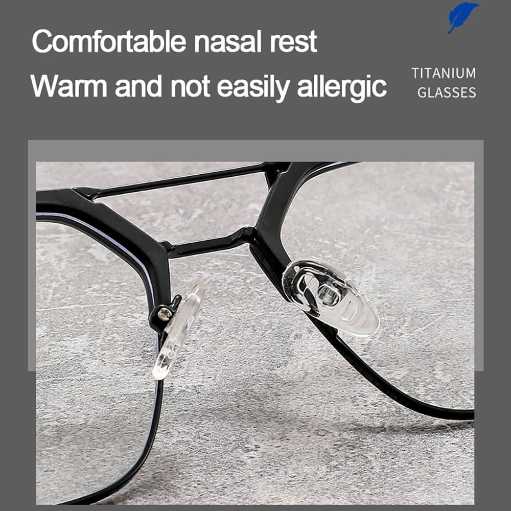 Double Beam Sport Reading Glass Transition Photochromic Sunglasses Black Half Frame Eyeglasses For Men ﻿