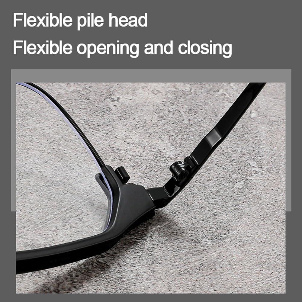 Double Beam Sport Reading Glass Transition Photochromic Sunglasses Black Half Frame Eyeglasses For Men ﻿