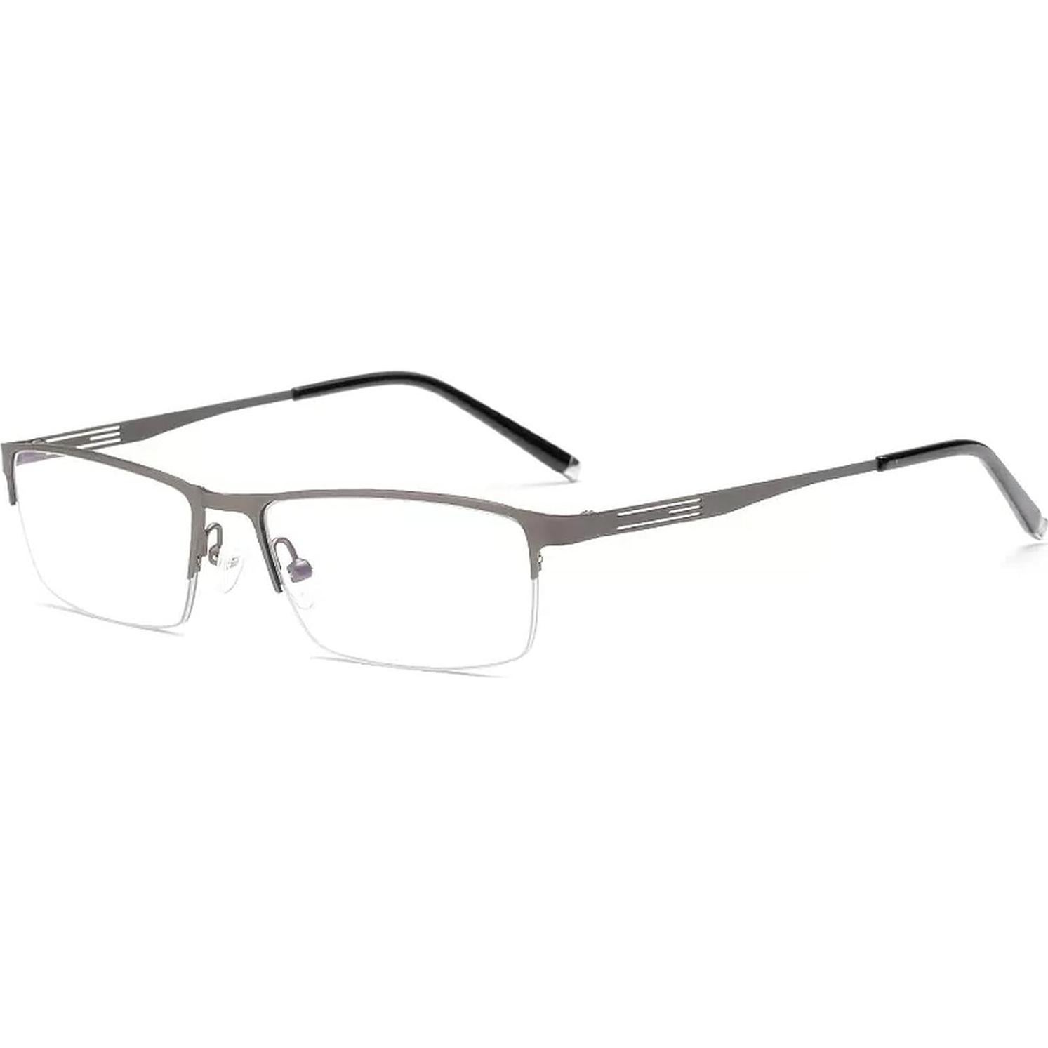Gafas de lectura fotoquímicas Metal gris 1.5x para hombres