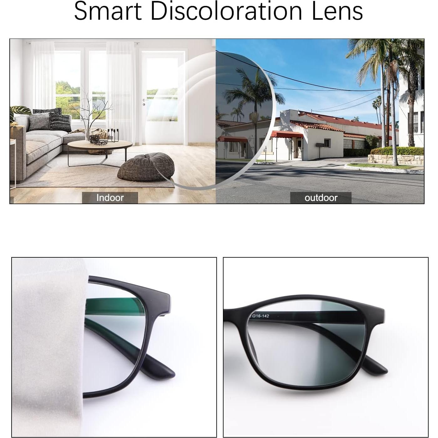 Gafas Fotoquímicas UV400 Vepiant para Miopía - Unisex