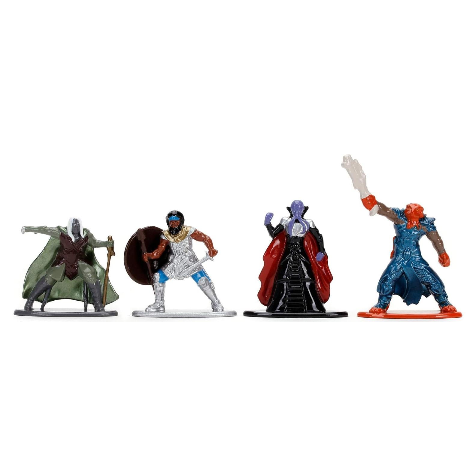 Set de 4 Figuras Coleccionables Dungeons & Dragons Jada Toys 4 cm
