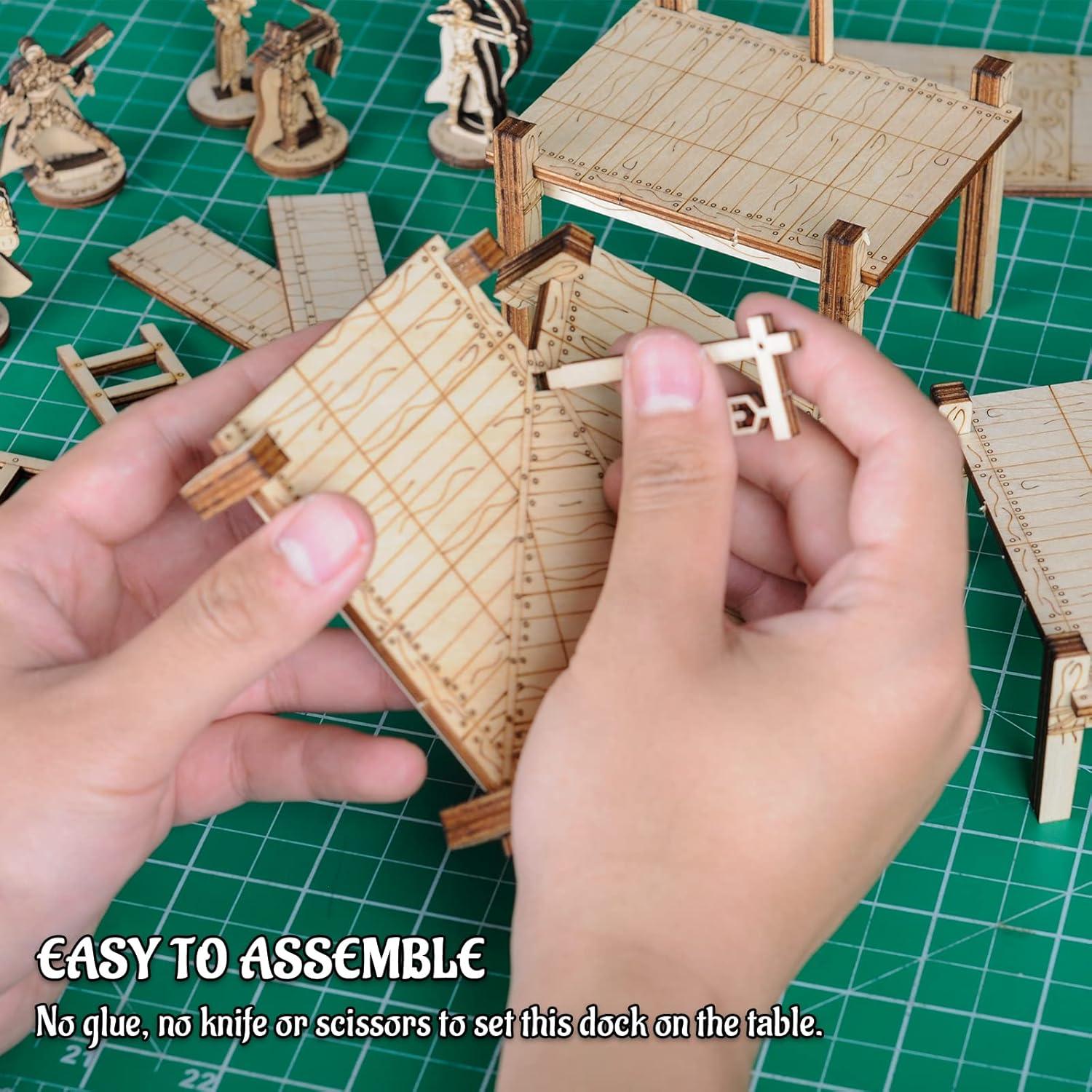 Conjunto Modular de Puente CZYY 7PCS para RPG 3D