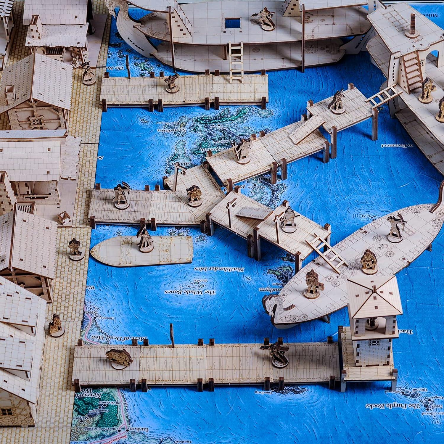 Conjunto Modular de Puente CZYY 7PCS para RPG 3D