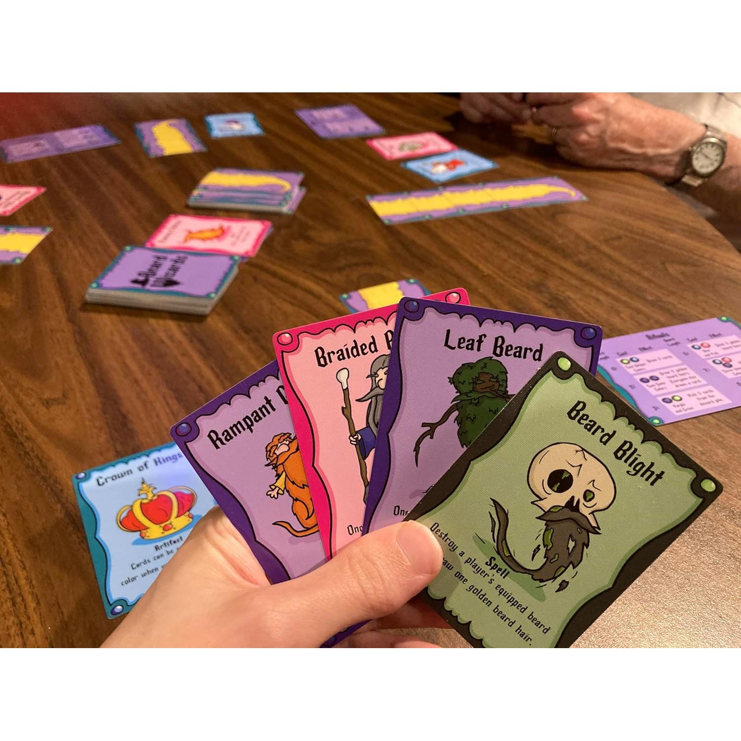 Juego de Cartas Barbas Mágicas El Sombrero Polvoriento 2-5 Jugadores