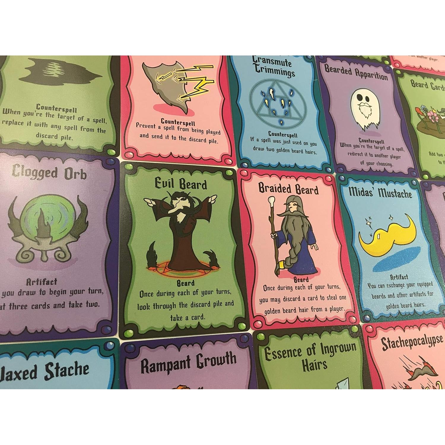 Juego de Cartas Barbas Mágicas El Sombrero Polvoriento 2-5 Jugadores