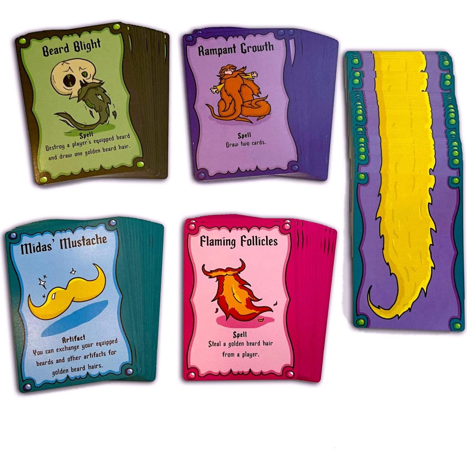 Juego de Cartas Barbas Mágicas El Sombrero Polvoriento 2-5 Jugadores