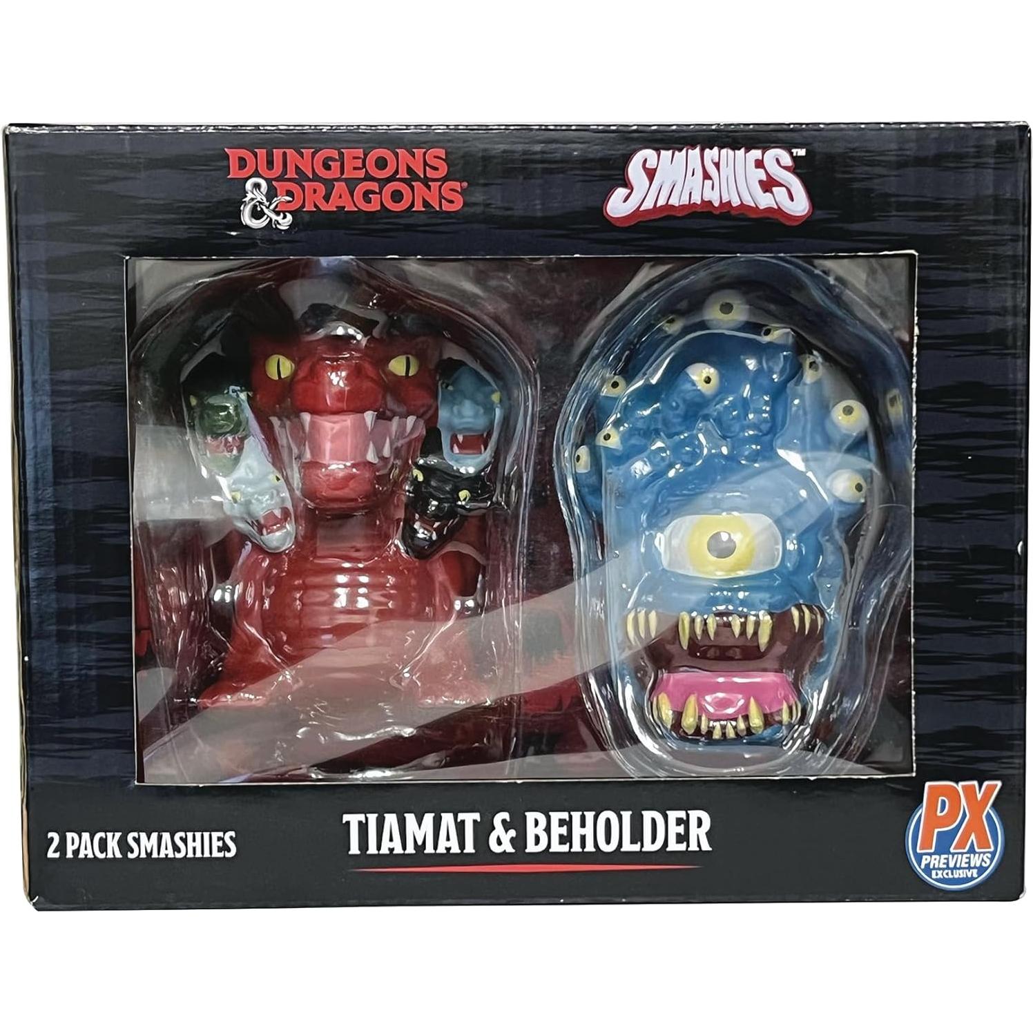 Muñecos Antiestrés D&D Beholder y Tiamat Surreal 10 cm