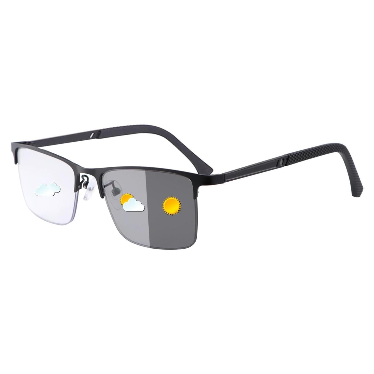 Gafas de lectura progresivas PEEPAI fotocromáticas 2.0x