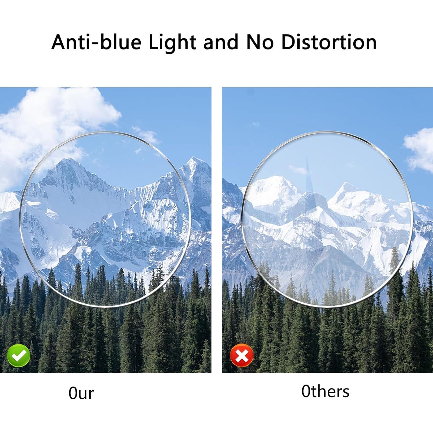 Gafas de lectura progresivas PEEPAI fotocromáticas 2.0x