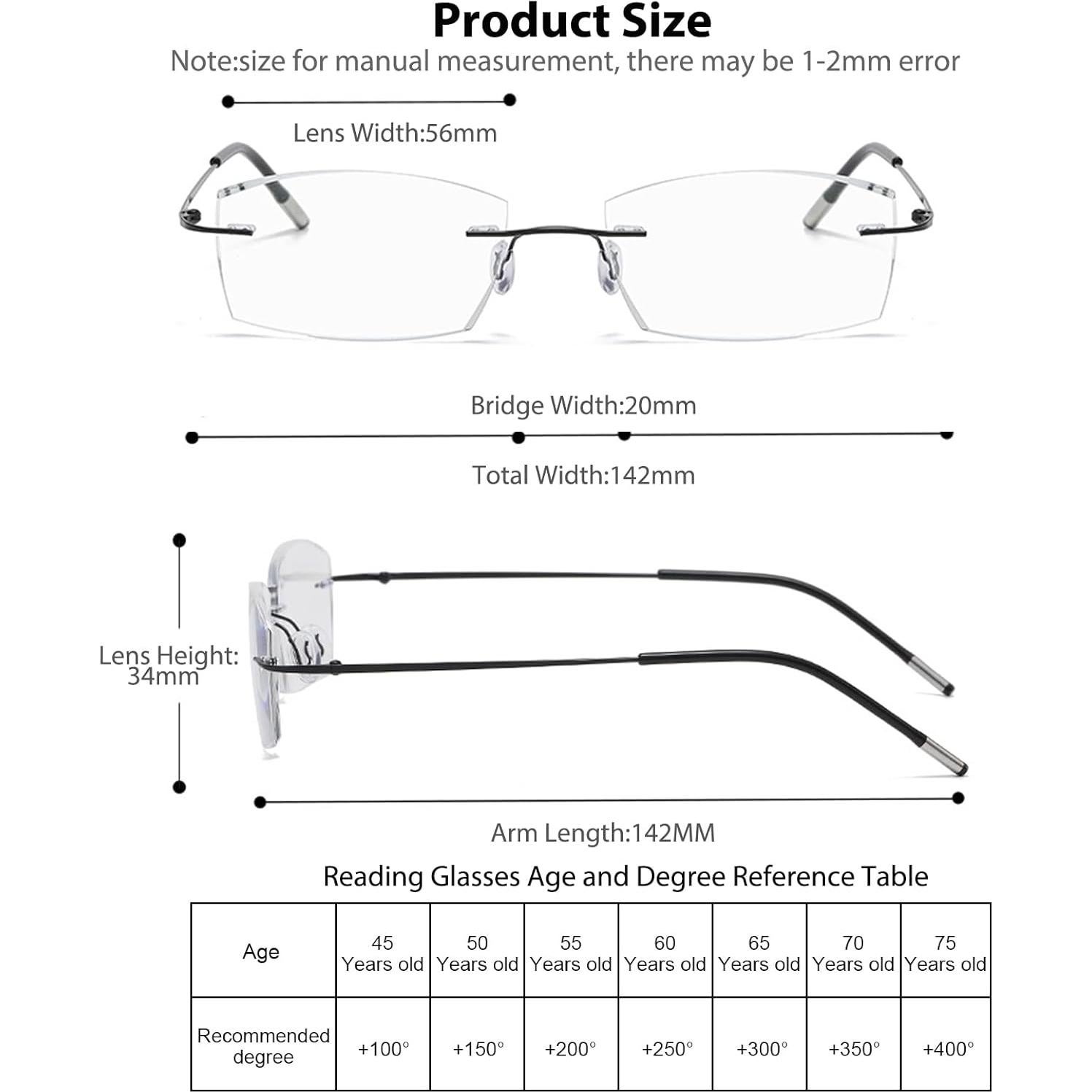 Gafas de lectura multifocales progresivas con bloqueo azul