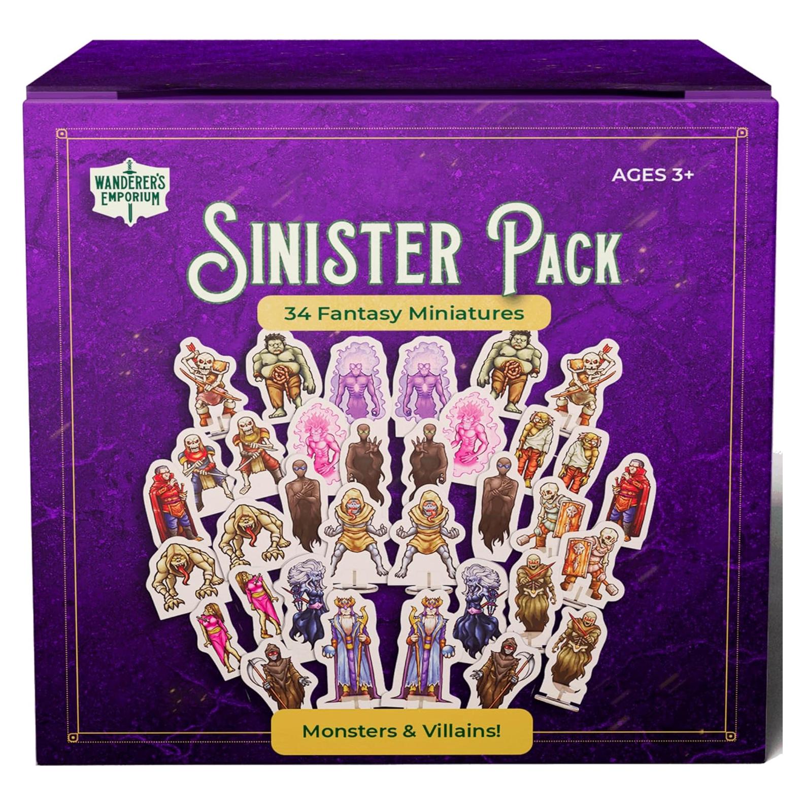 Miniaturas Planas Duras Wanderers Emporium 34 Piezas 28-32mm