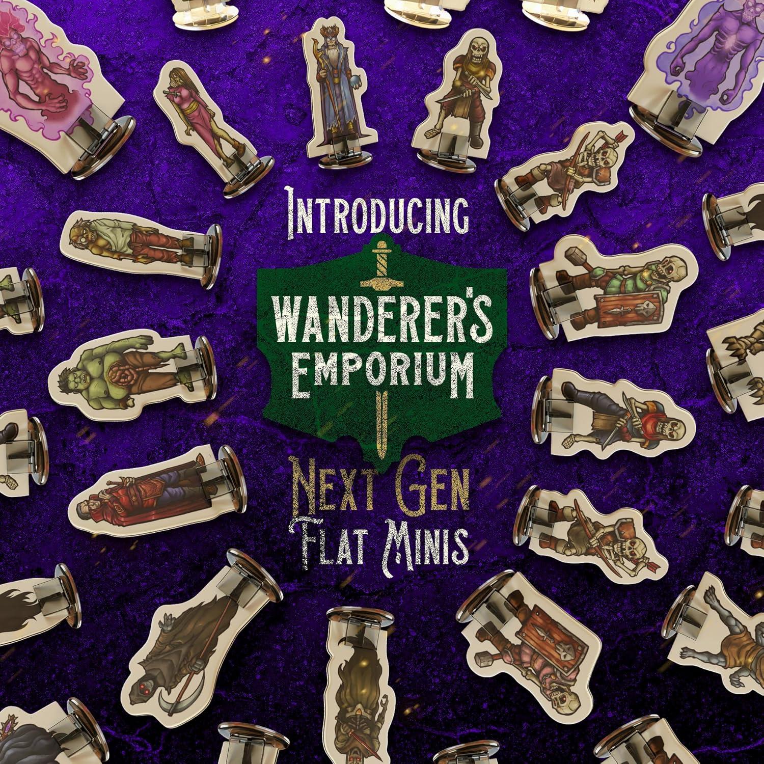 Miniaturas Planas Duras Wanderers Emporium 34 Piezas 28-32mm