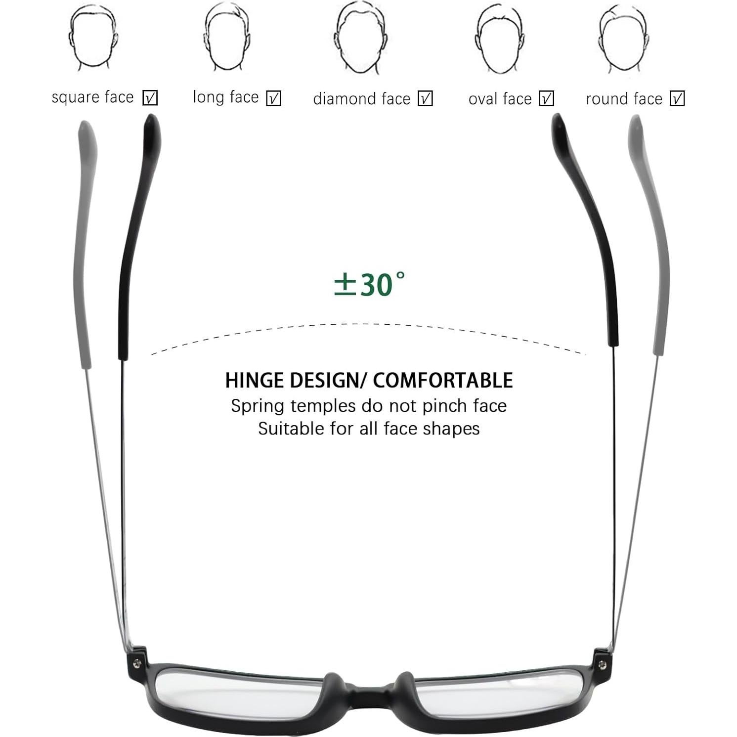 Gafas de lectura multifocales Progresivas UV400 - 2.5x