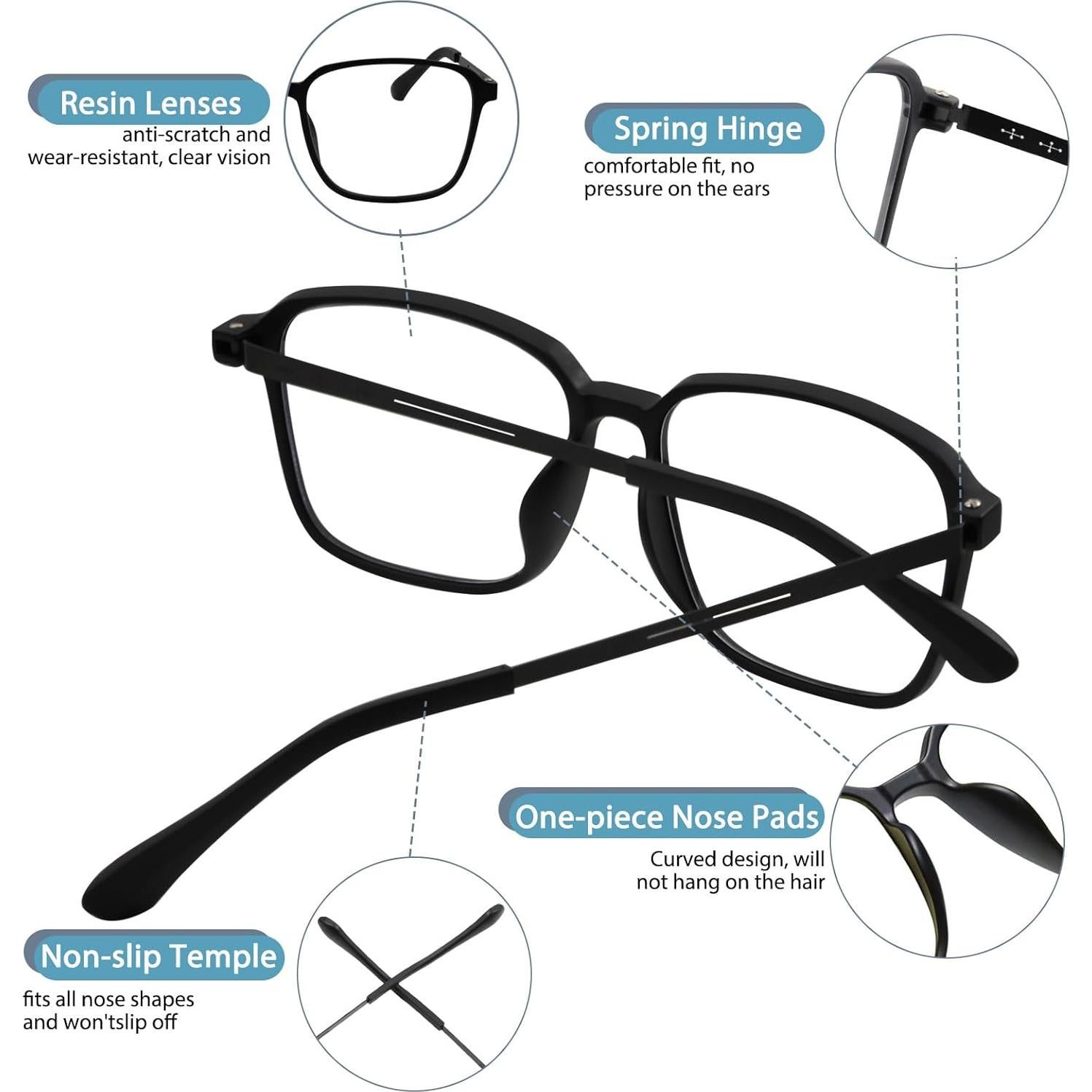 Gafas de lectura multifocales Progresivas UV400 - 2.5x