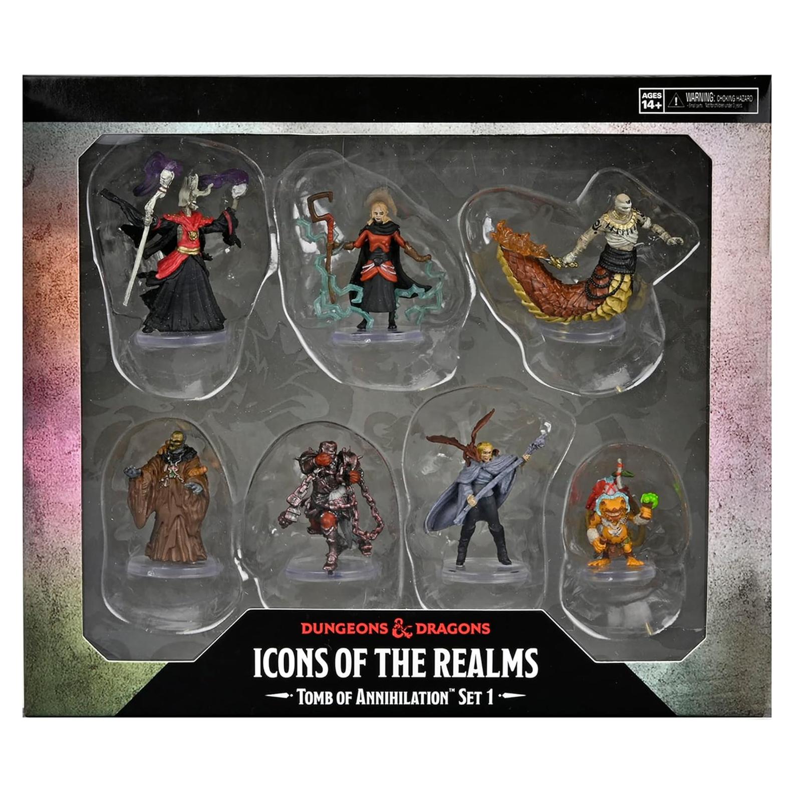 Conjunto de Miniaturas Pintadas D&D Tumba de Aniquilación 7 Figuras