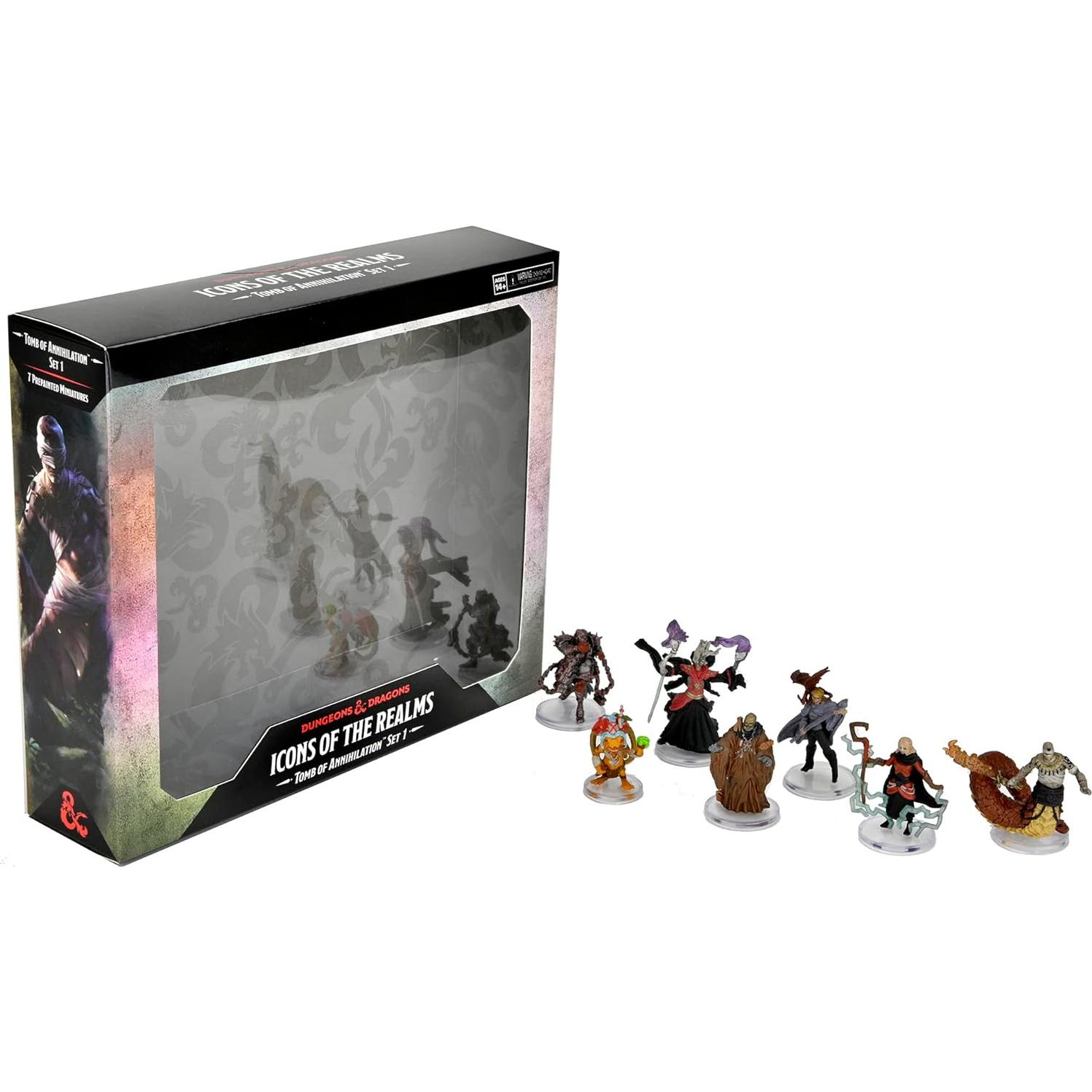 Conjunto de Miniaturas Pintadas D&D Tumba de Aniquilación 7 Figuras