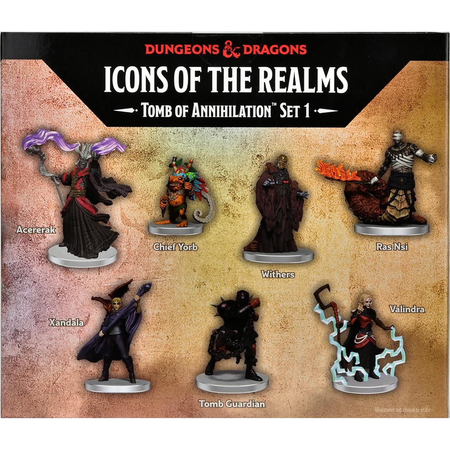 Conjunto de Miniaturas Pintadas D&D Tumba de Aniquilación 7 Figuras