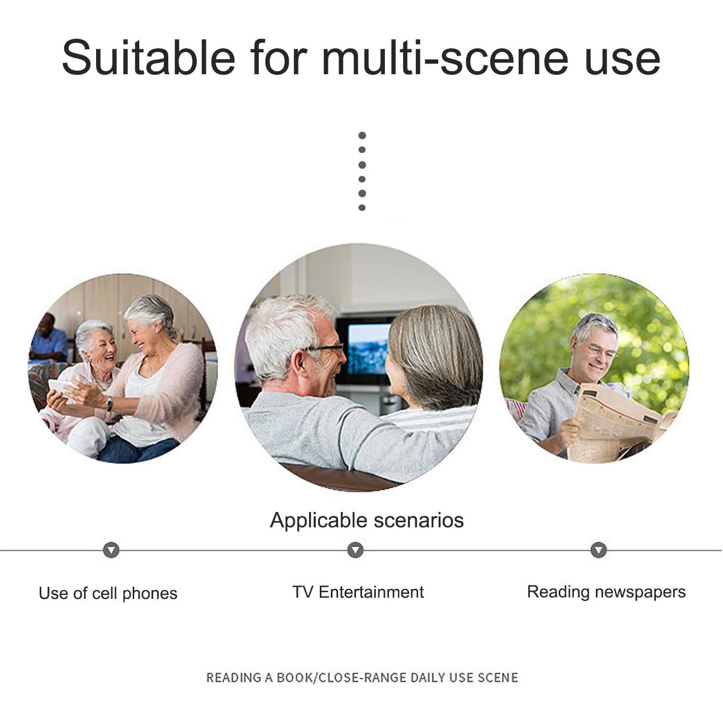 Gafas de lectura progresivas UV400 fotoquímicas 3.0x negras