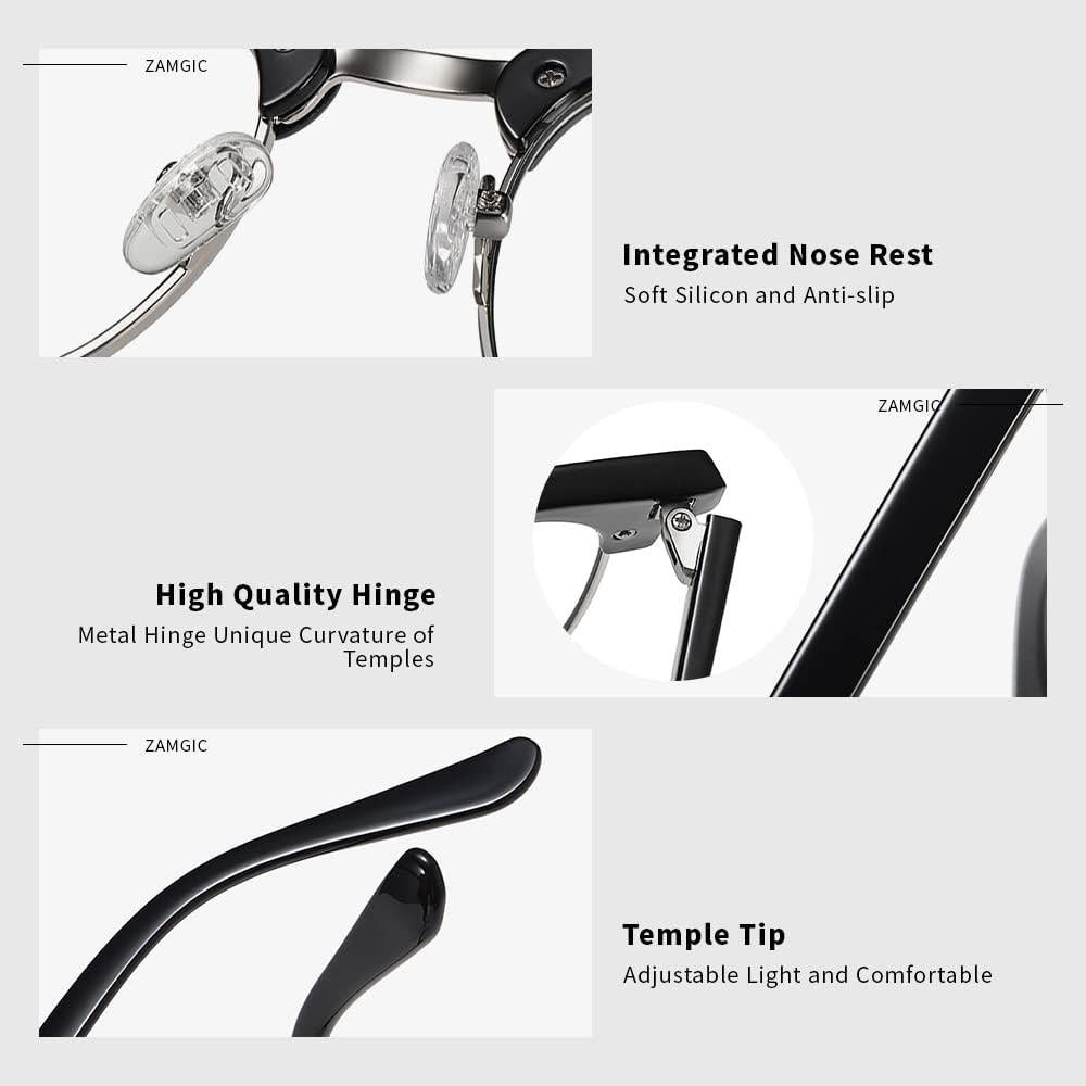 Gafas de sol fotocromáticas ZAMGIC con bloqueo luz azul