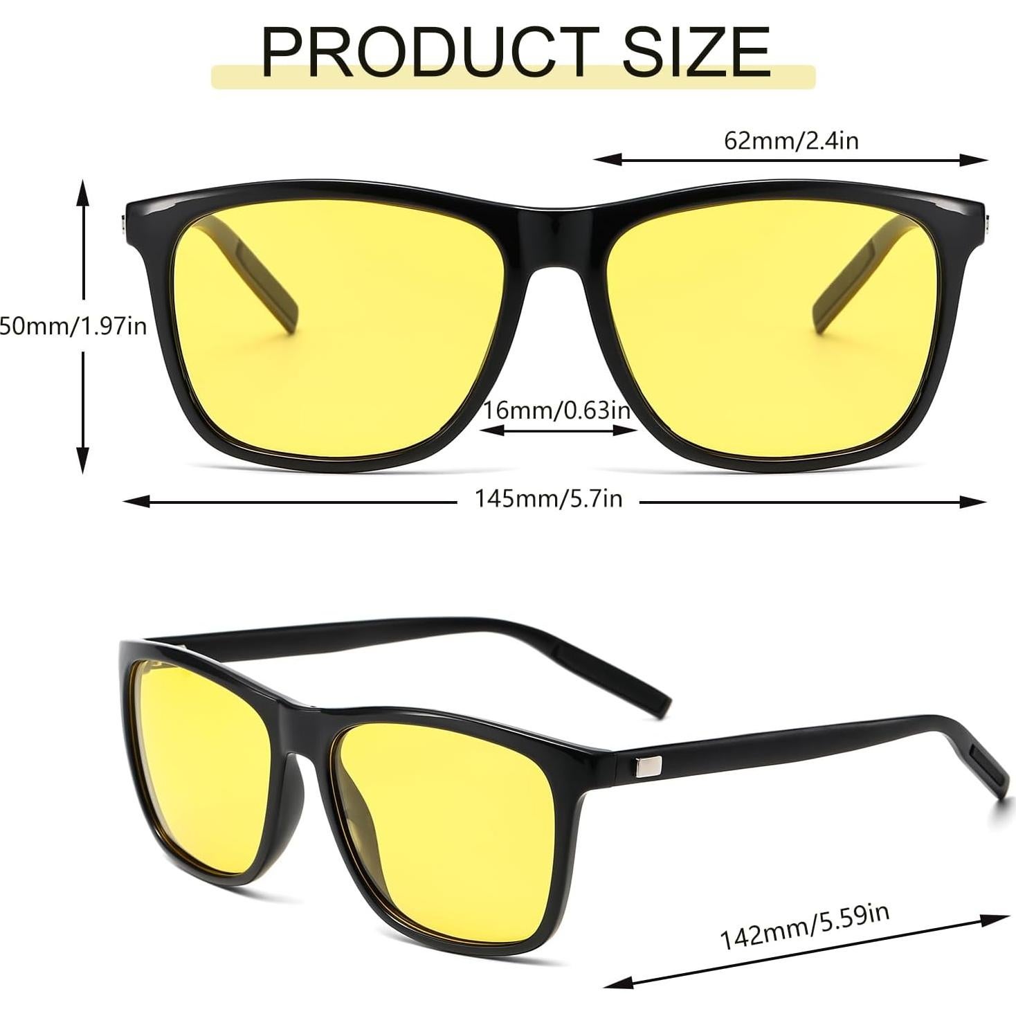 Gafas Nocturnas HD D Lolylad Antideslumbrantes Unisex