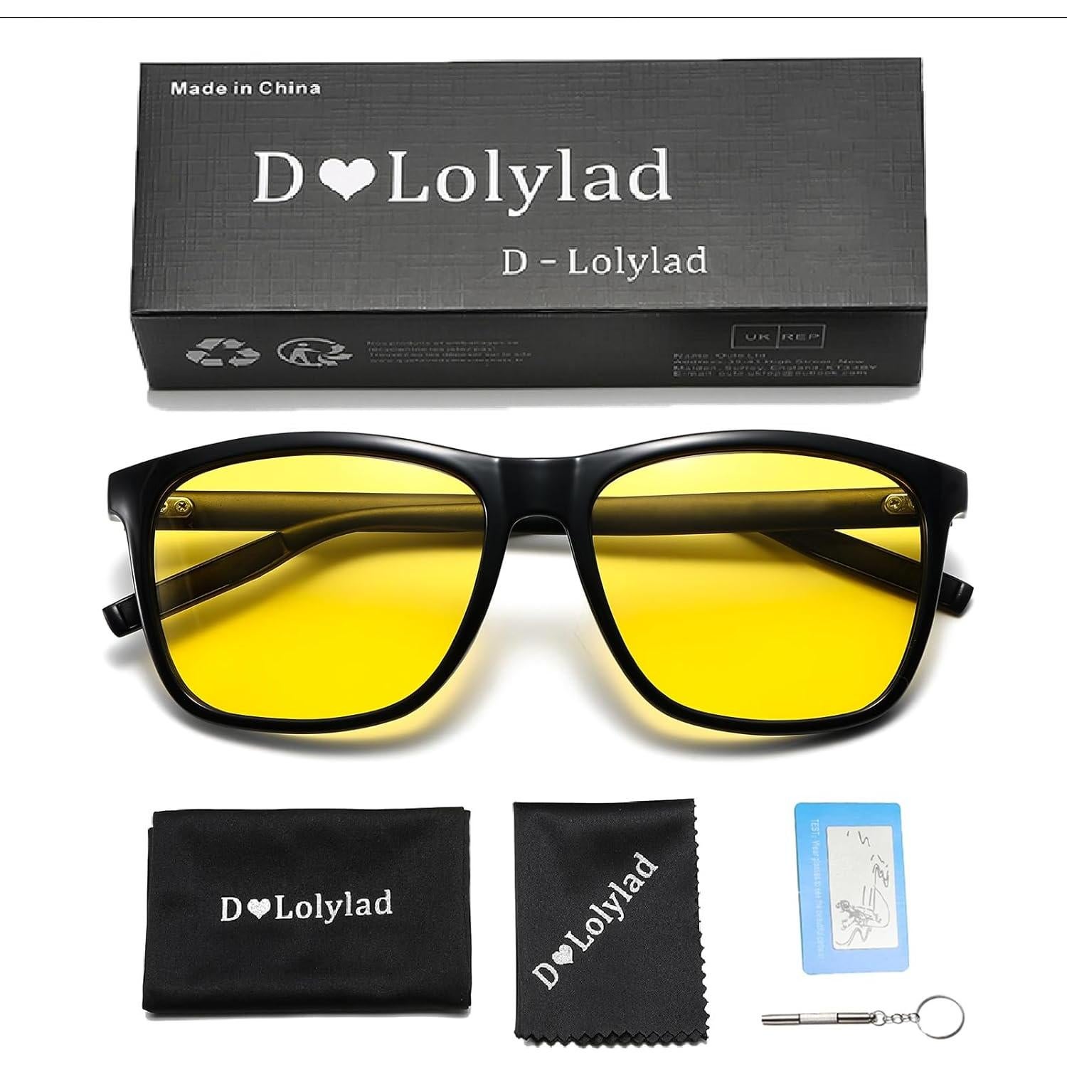 Gafas Nocturnas HD D Lolylad Antideslumbrantes Unisex