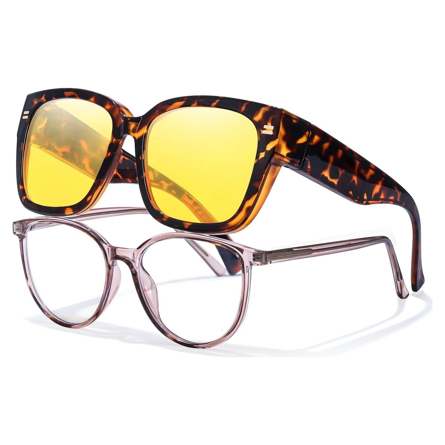 Gafas de Visión Nocturna LVIOE Amarillas Polarizadas