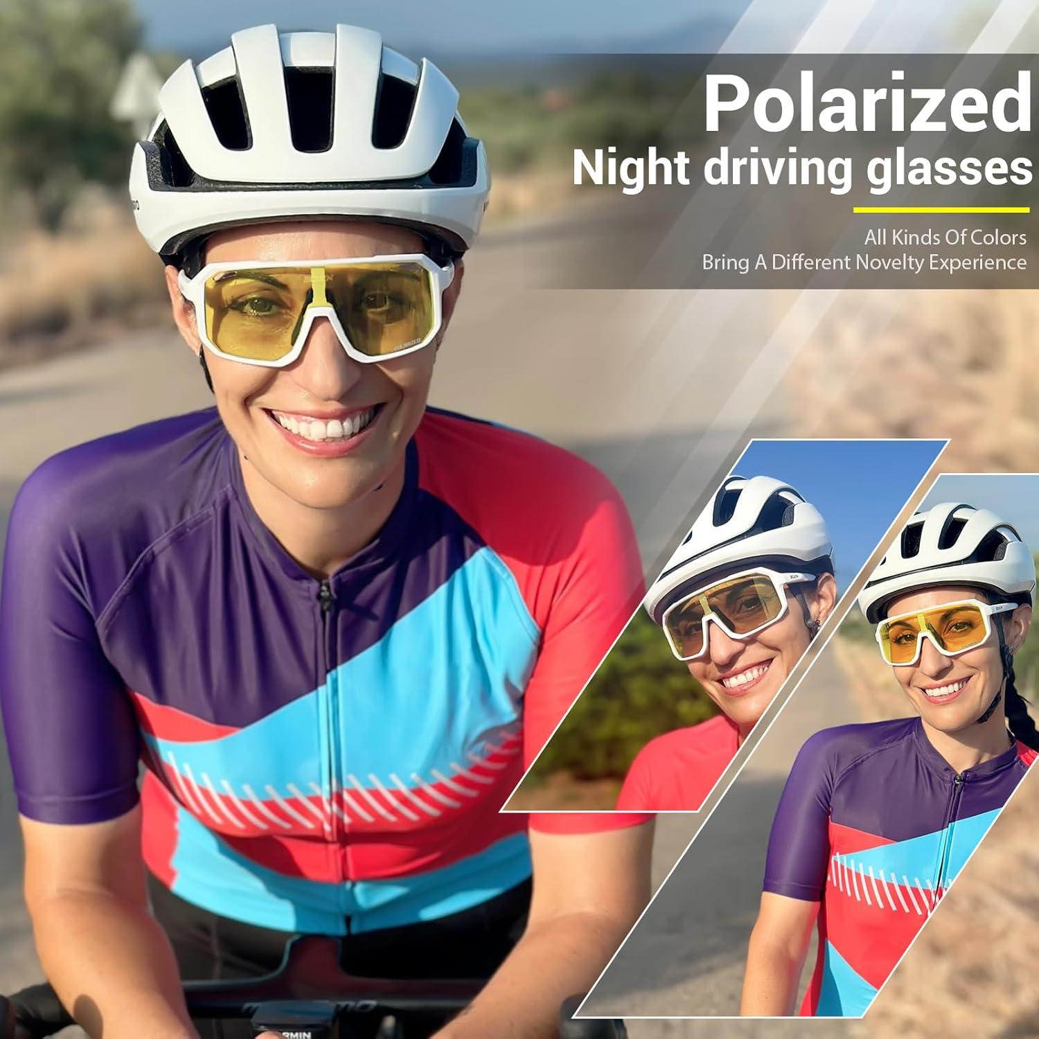 Gafas de Conducción Polarizadas SCVCN UV400 Amarillas