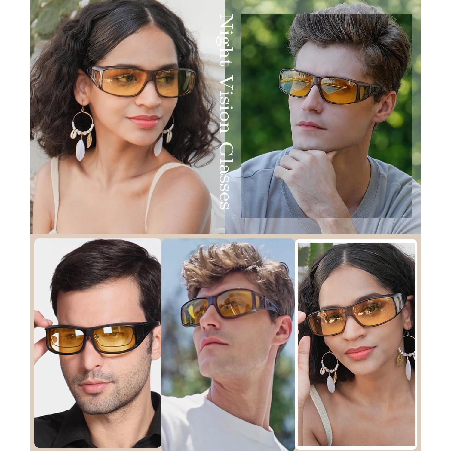 Gafas de Conducción Nocturna BOJOD Amarillas Polarizadas