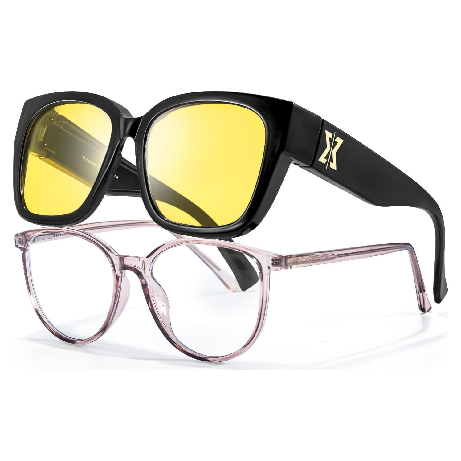 Gafas de Conducción Nocturna LVIOE Polarizadas Amarillas