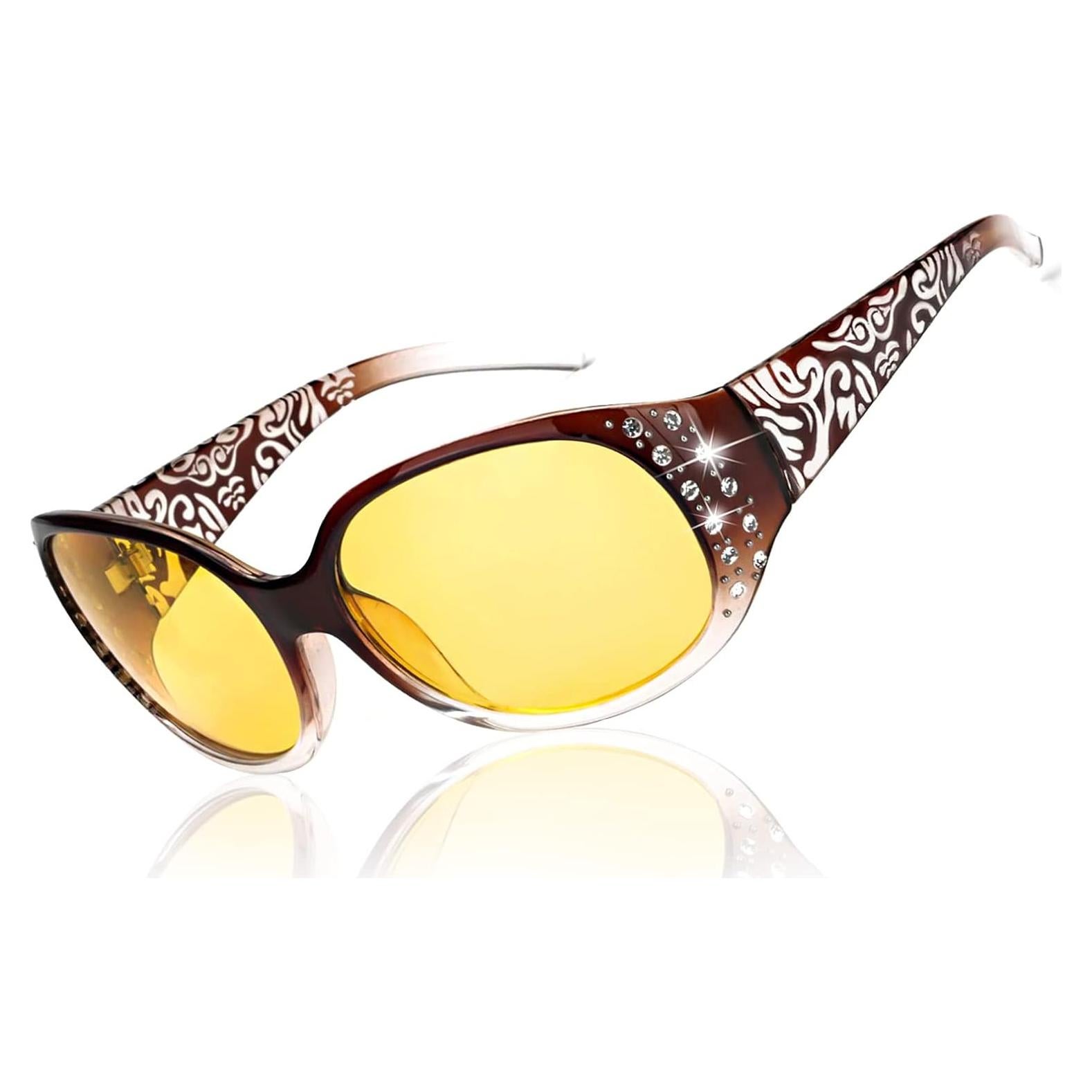 Gafas de Conducción Nocturna LVIOE Amarillas Polarizadas