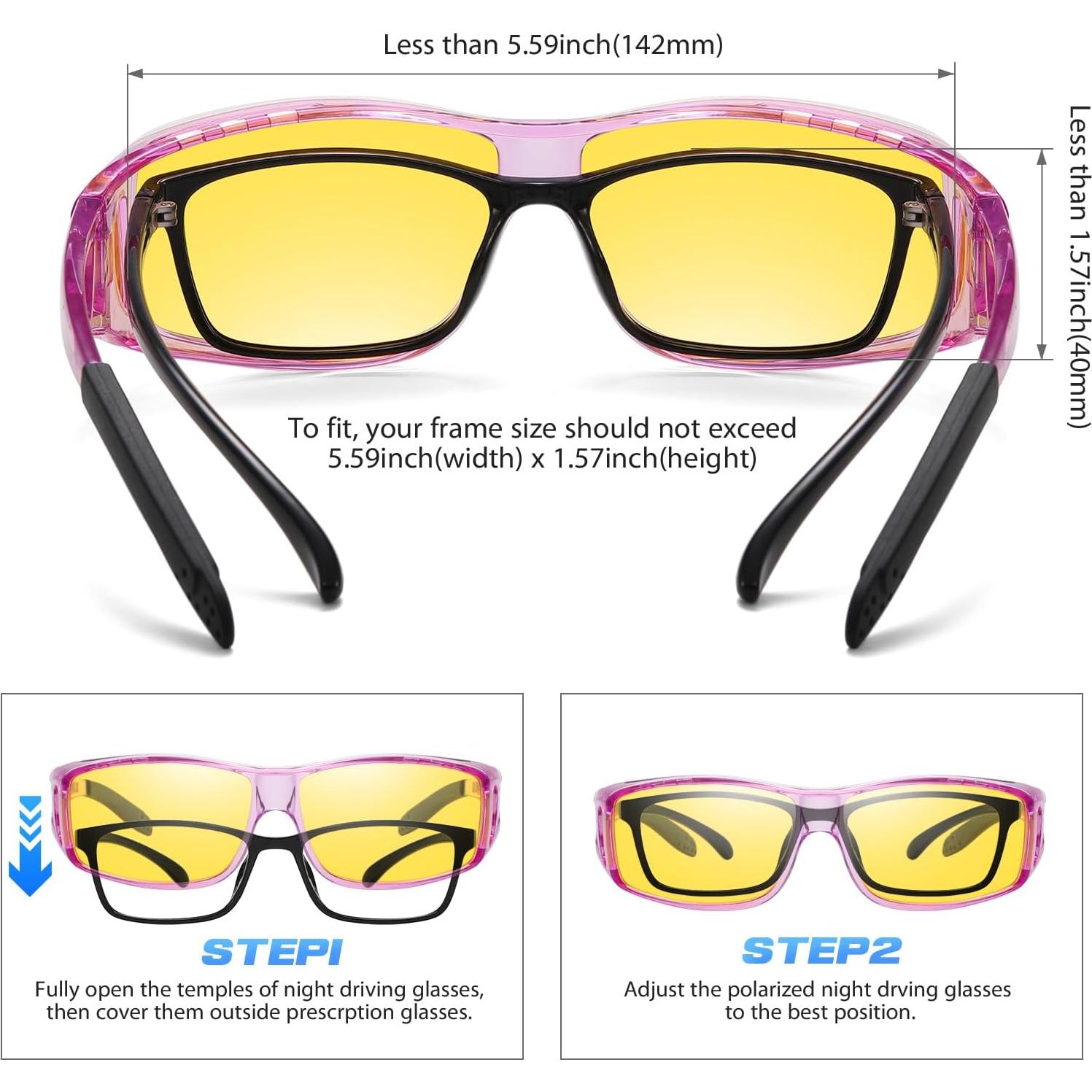 Gafas de Conducción EYGIFT con Visión Nocturna Antirreflejo