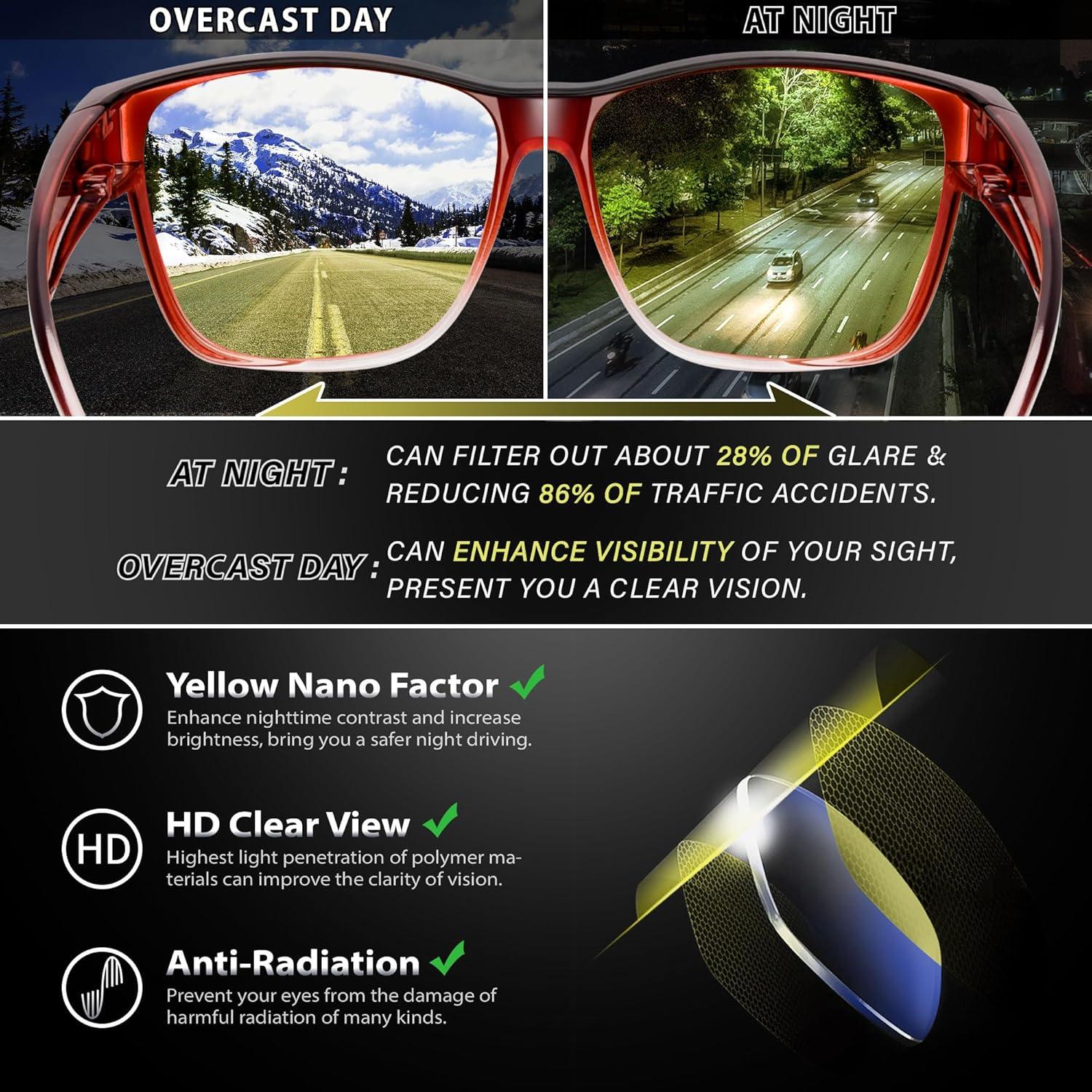 Gafas de sol URUMQI polarizadas para usar sobre gafas UV400