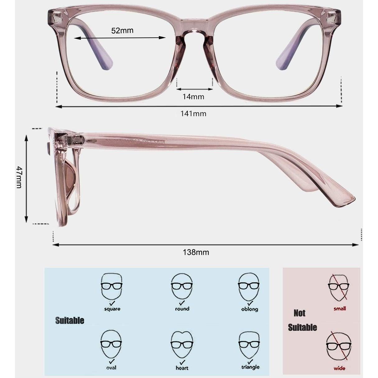 Gafas bloqueadoras luz azul Maxjuli modelo 6001-012 café claro