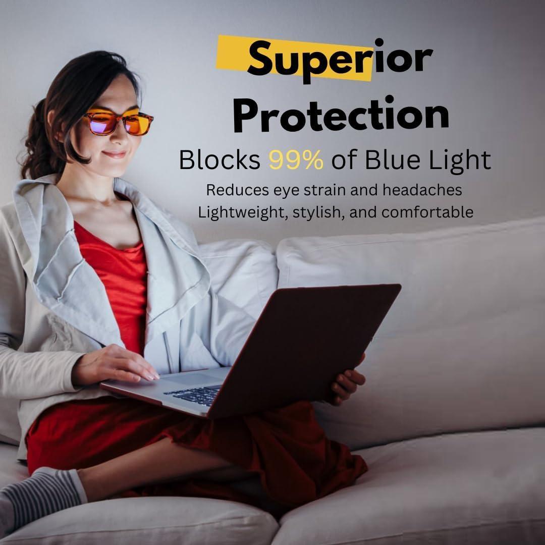Gafas Vyzia Bloqueo Luz Azul Unisex Antirreflejo UV