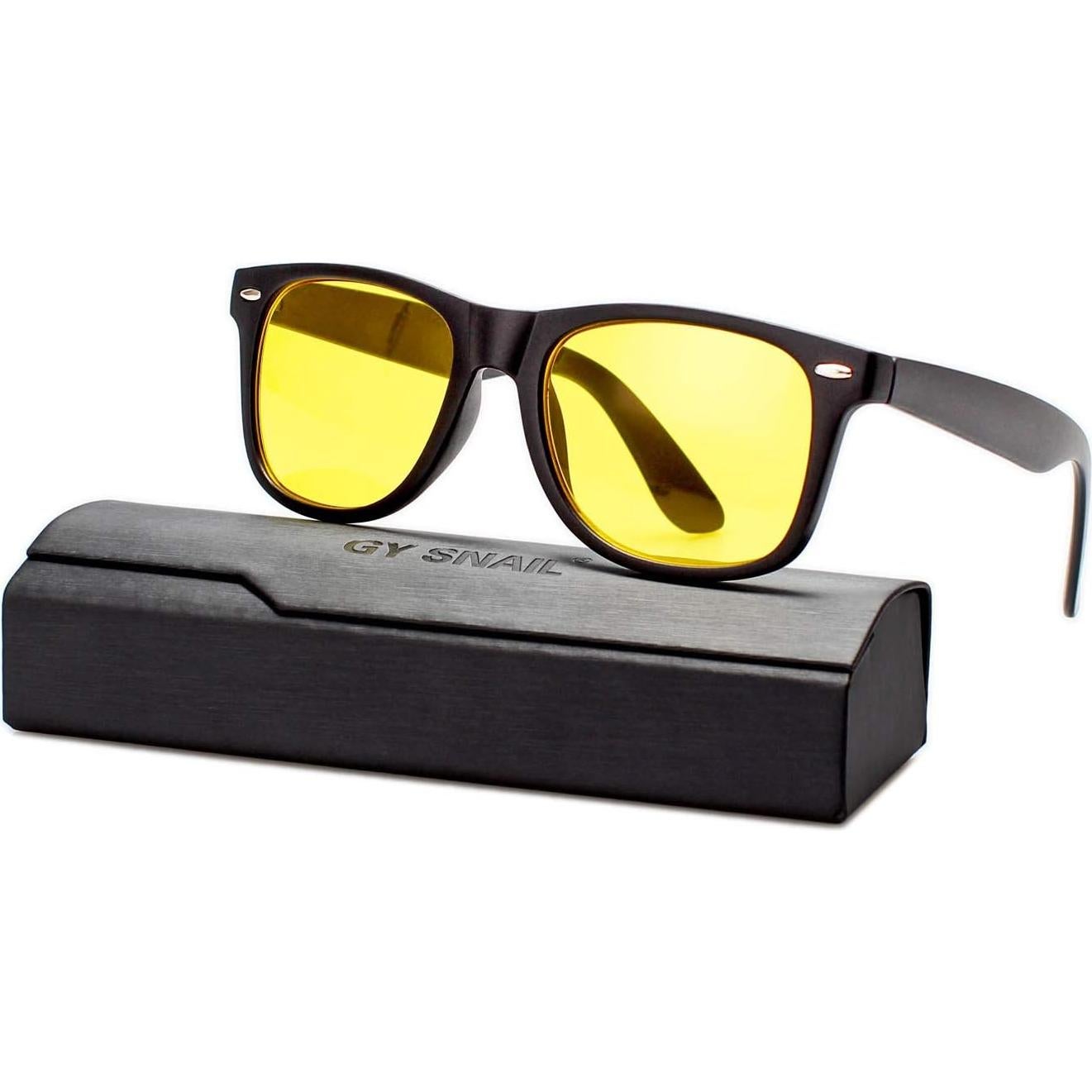 Gafas GY Snail Bloqueo Luz Azul para Juegos - Amarillo