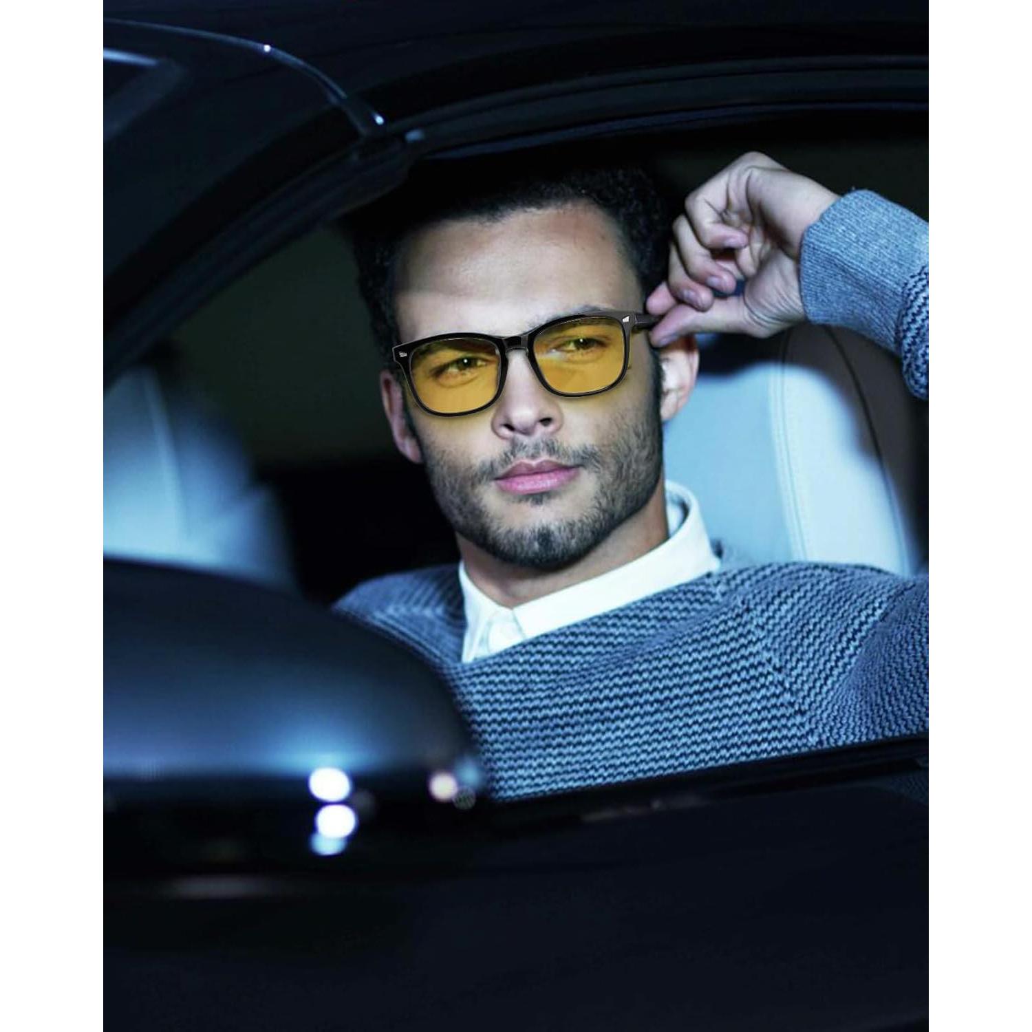 Gafas FIMOSON para Conducir de Noche Lentes Amarillos