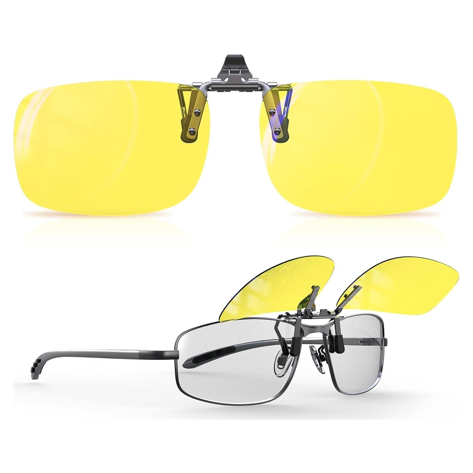 Gafas Clip On Goiteia Amarillas Bloqueadoras Luz Azul