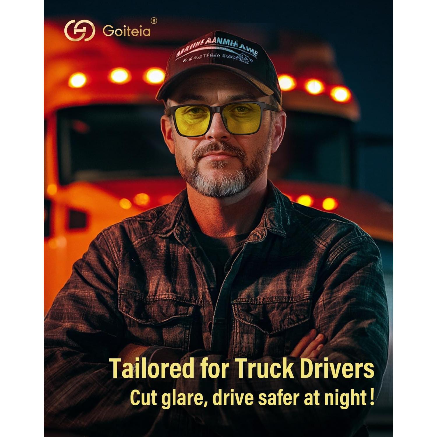 Gafas de Conducción Nocturna Goiteia Anti Deslumbramiento