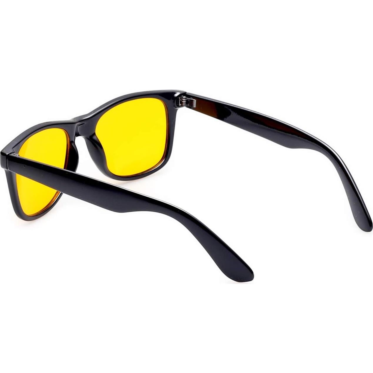 Gafas de Luz Azul Glclrs Cuadradas Amarillas para Adultos