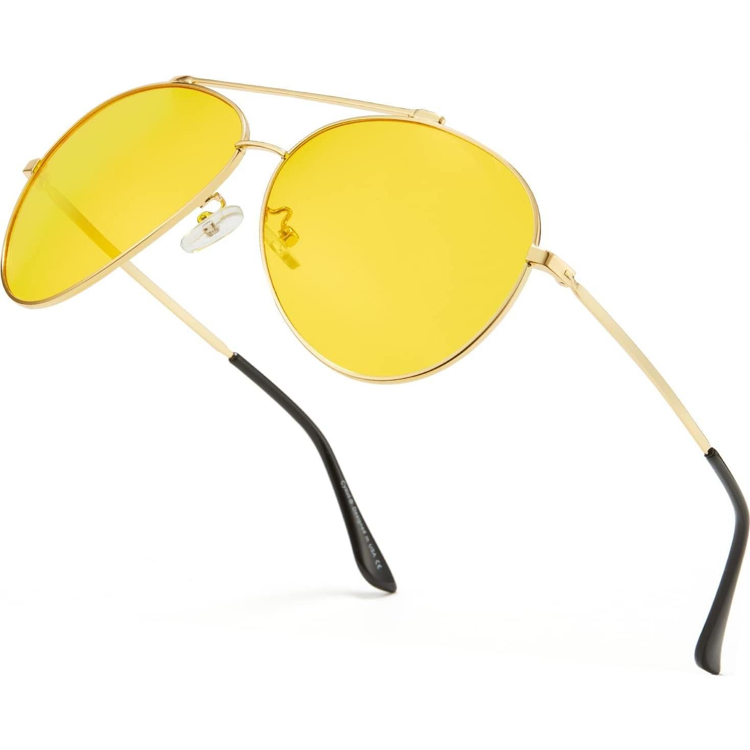 Gafas Aviador Cyxus Anti Luz Azul 8805 Marco Metal