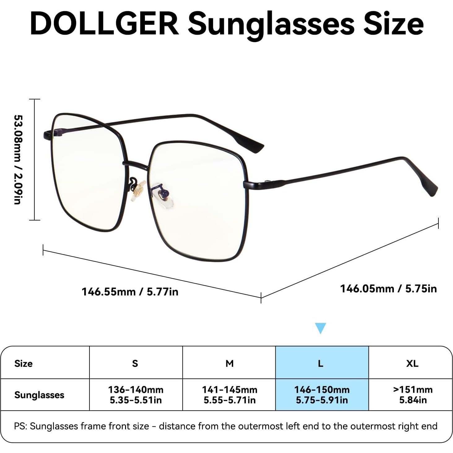 Gafas Dollger Antirreflejo Luz Azul Mujeres Montura Retro