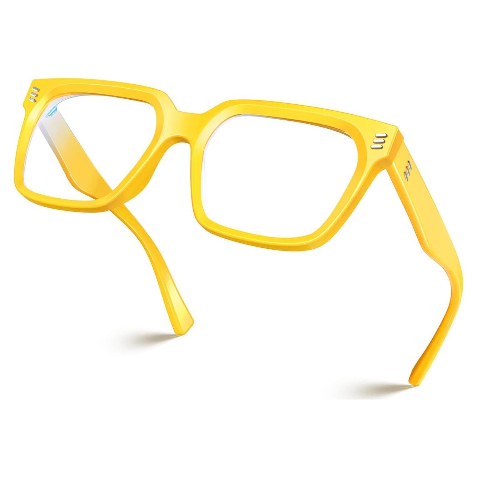 Gafas VISOONE Cougar TR90 Bloqueo Luz Azul Unisex Amarillo