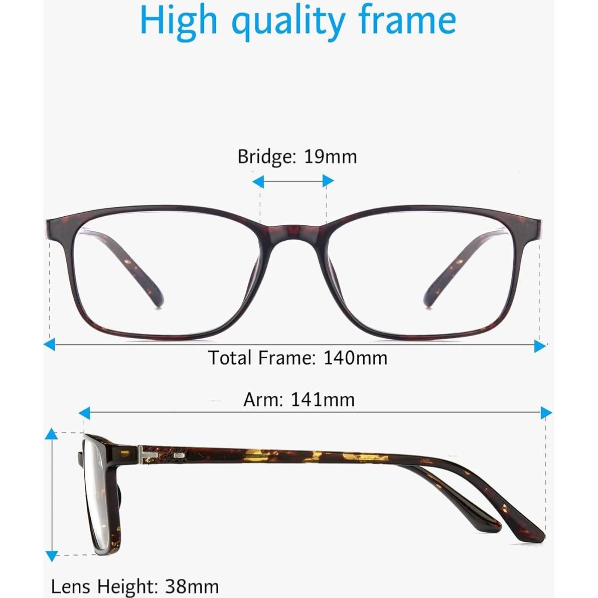 Gafas ANRRI Bloqueo Luz Azul Unisex Marco Carey