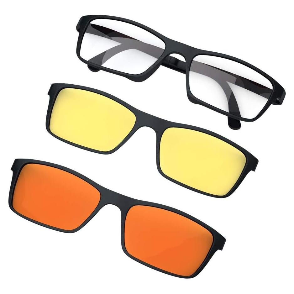 Gafas Bloqueadoras de Luz Azul DefenderShield 2 en 1 Clip-On