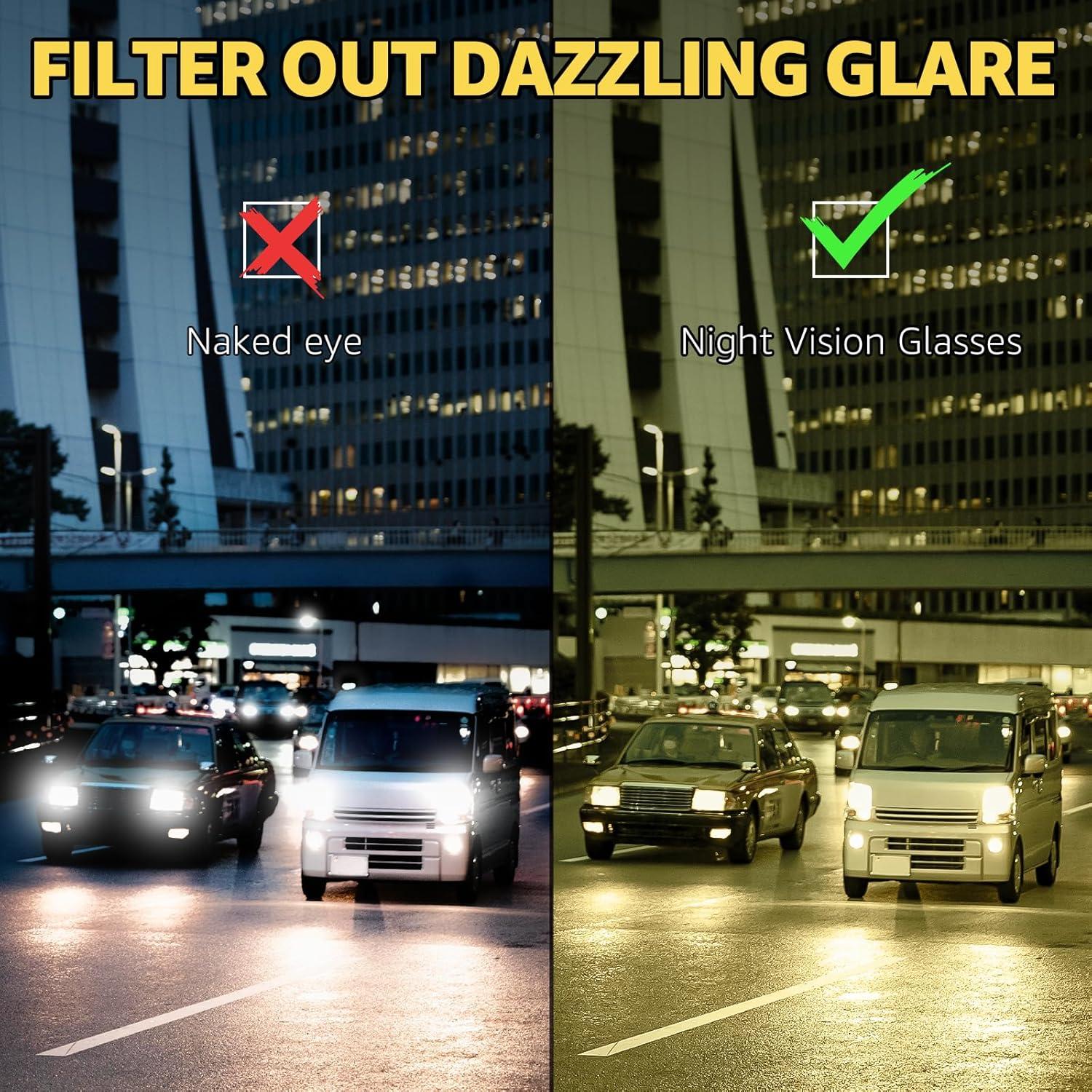 Gafas de Visión Nocturna Myiaur Amarillas Polarizadas