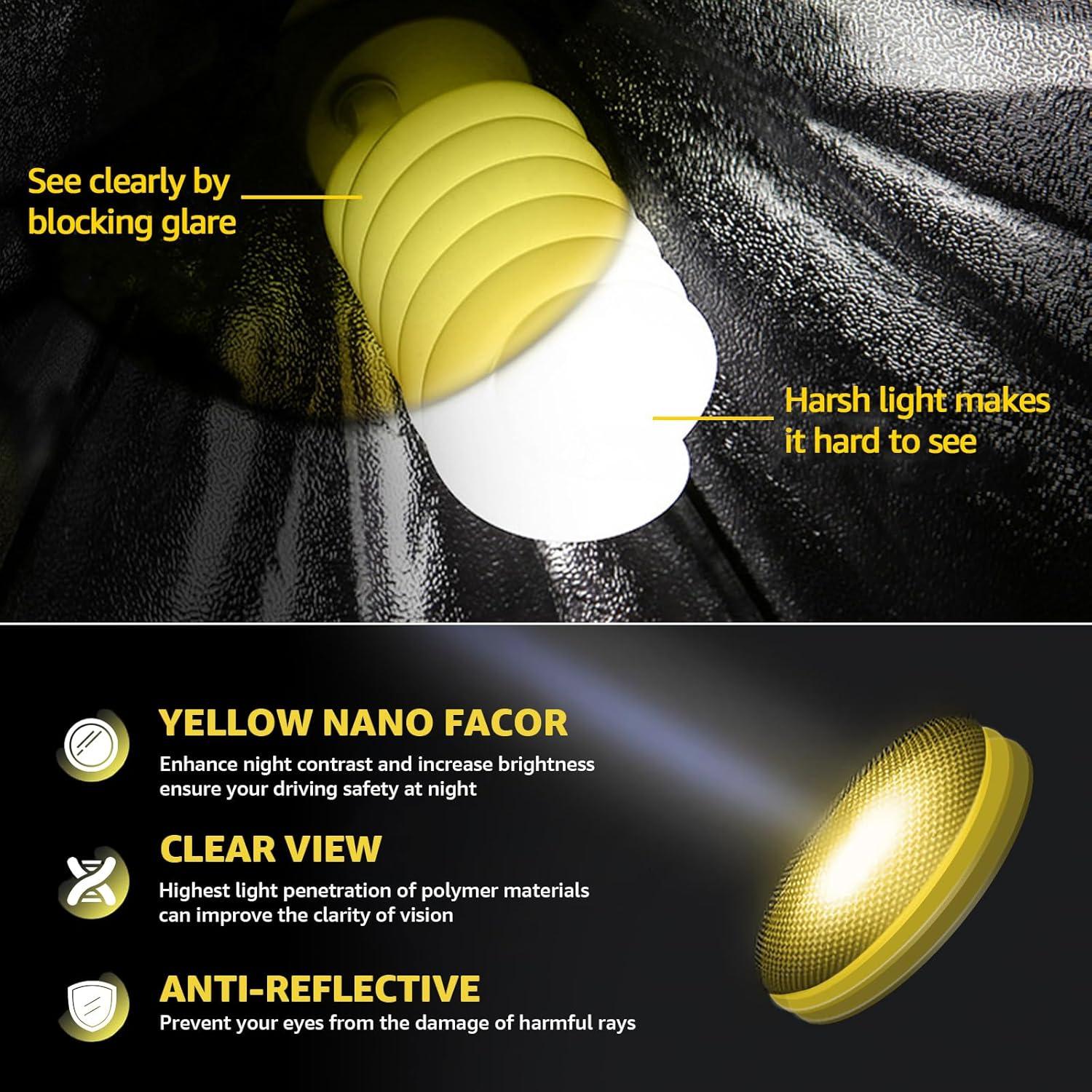 Gafas de Visión Nocturna Myiaur Amarillas Polarizadas