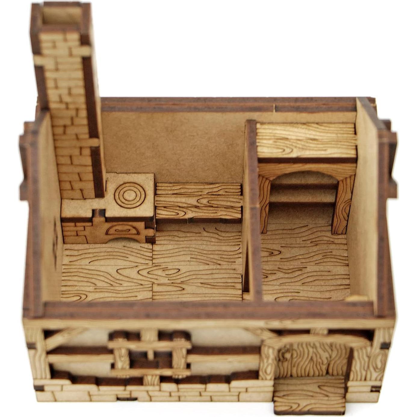 Casa Pequeña TowerRex para D&D y RPG - Terreno Modular 10x7cm